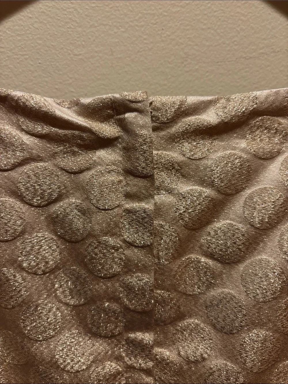 J. Crew Sleeveless Jacquard silk Shell Top in Champagne Gold